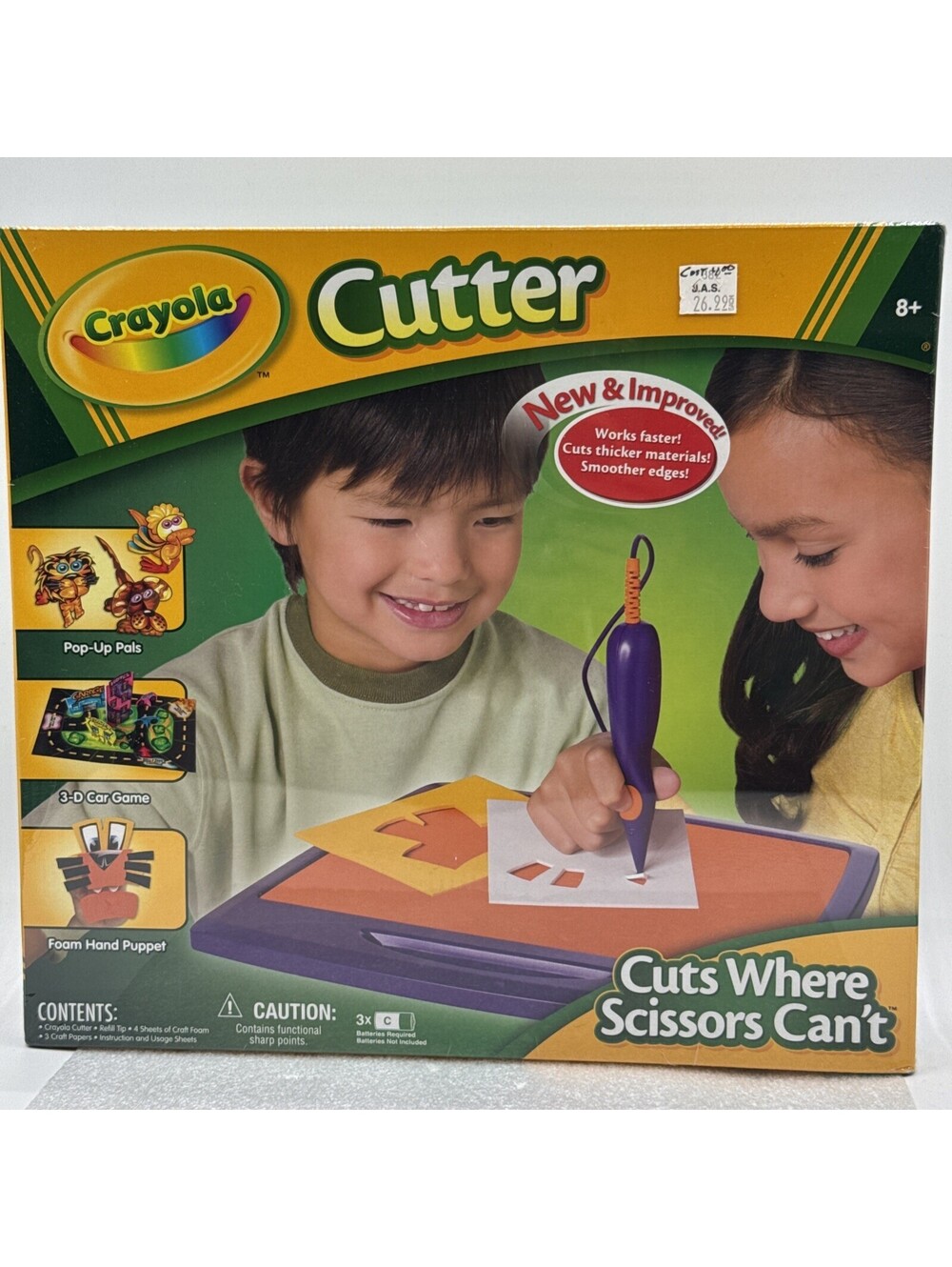 Crayola Cutter Kit Cuts Where Scissors Can't 2008 Box Set Sealed Crafts Sealed